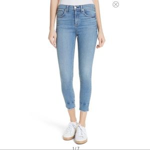 Rag & Bone High Rise Ankle Skinny Jean, size 23